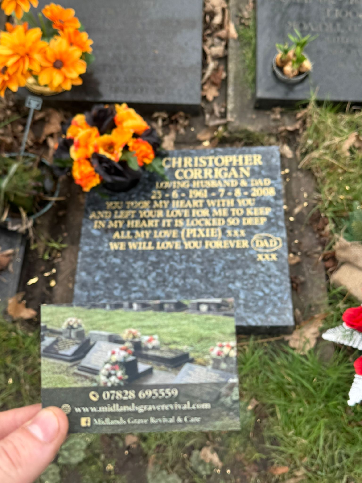 Grave cleaning result